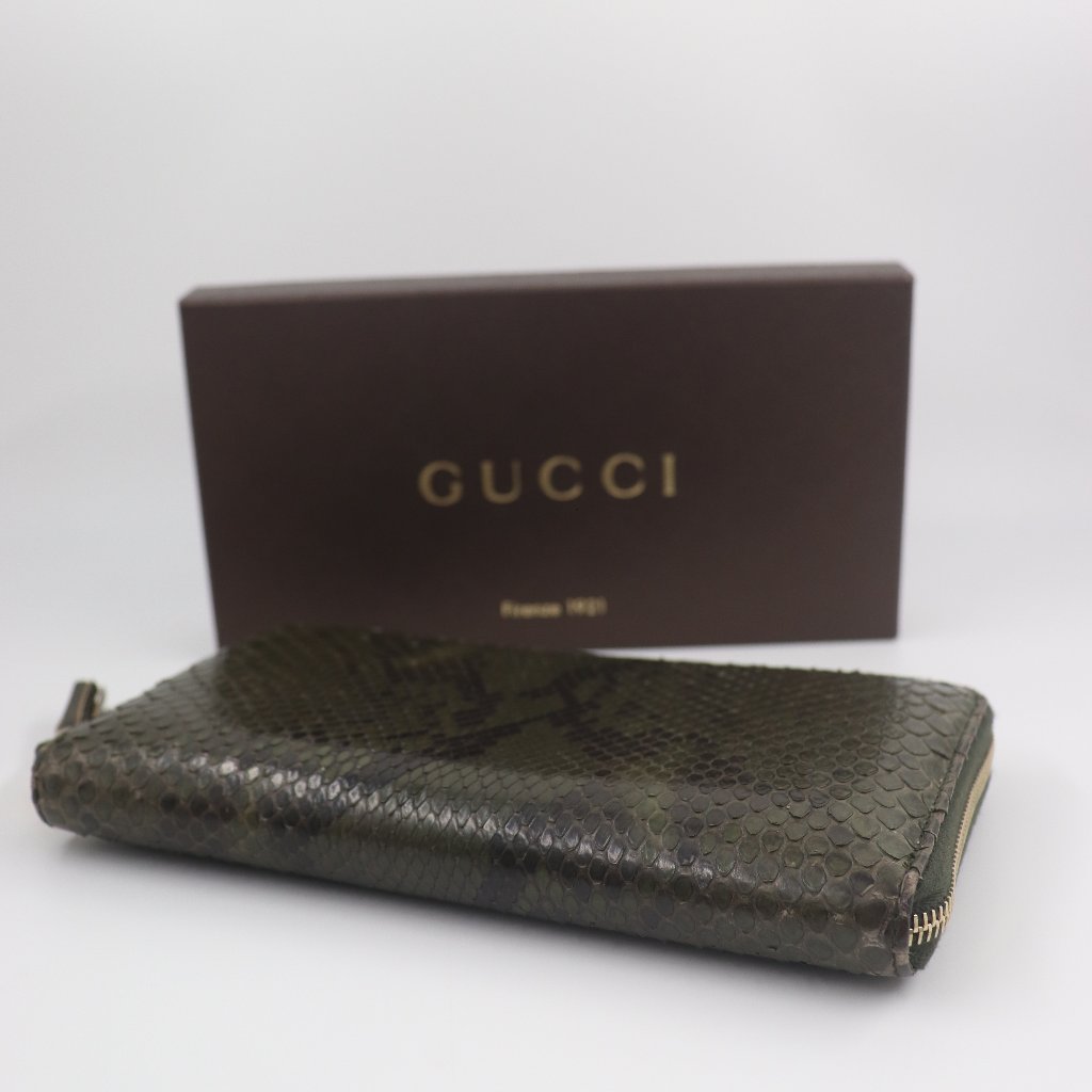 Gucci Python Leather Wallet